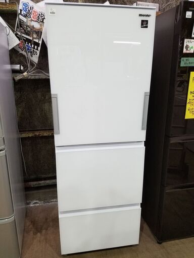 【愛品館市原店】SHARP 2019年製 356L 3ドア冷蔵庫 SJ-GW36E-W 【管理IR013598-104】