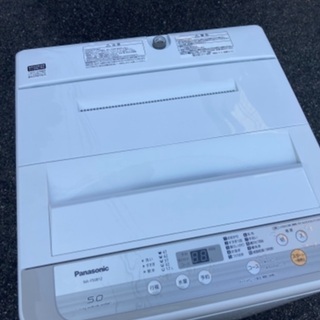 RKGSE-586】特価！Panasonic/5kg/全自動洗濯機/NA-F50B12/中古/2018年