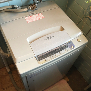 【只今取引中!!】95年製日立洗濯機さしあげます！