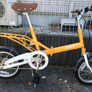 ブリヂストン　スニーカー　折りたたみ自転車　美品　16インチ