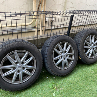 215/60R17美品ホイール付き4本セット❣️アルヴェル　エスティマ　C-HR エルグランド等に BRIDGESTONE（ブリヂストン） アルファード ヴェルファイア エスティマ