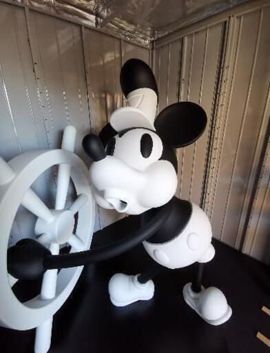 蒸気船ウィリー ミッキーマウス ビッグ フィギュア 置物 ディズニー ライフサイズスケール トイサピエンス ミッキーマウス90周年