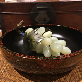 津軽塗り　菓子鉢