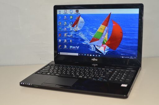 ノートパソコン Windows10 office 新品爆速SSD256GB 富士通 LIFEBOOK AH40/C1 AMD E2-9000 4GB 15.6インチ DVDマルチ Webカメラ テンキー