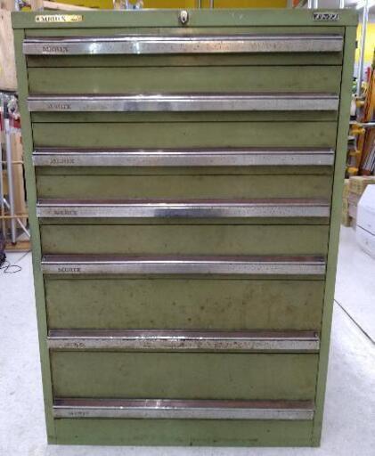 MERIX   メリックス　HAMADA   工具7段キャビネット　鍵付　75×56×110　使用感あり