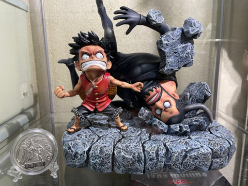 ワンピース　ONE PIECE 世界数量限定GK ルフィvsブルーノ
