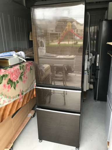 【名古屋市郊外配送可能】三菱電機 3ドア冷蔵庫 MR-CX37D-BR 2019年製