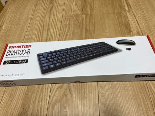 FRONTIER ワイヤレスキーボード・マウス　BKM100-B