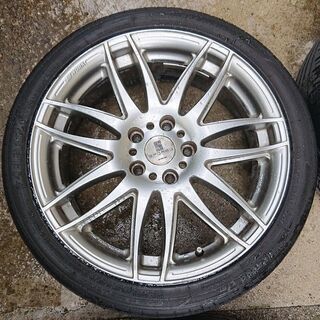 【引き取り限定】work sporbo durata　7.5J 18インチ +46　114.3 5穴