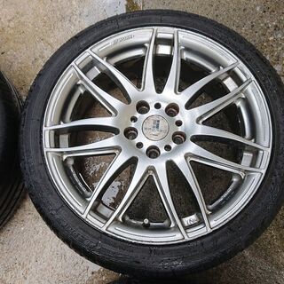 【引き取り限定】work sporbo durata　7.5J 18インチ +46　114.3 5穴