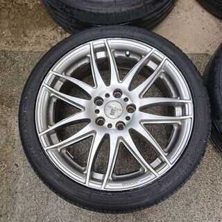 【引き取り限定】work sporbo durata　7.5J 18インチ +46　114.3 5穴