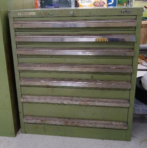 MERIX   メリックス　HAMADA   工具7段キャビネット　鍵無し　75×70×85　使用感あり
