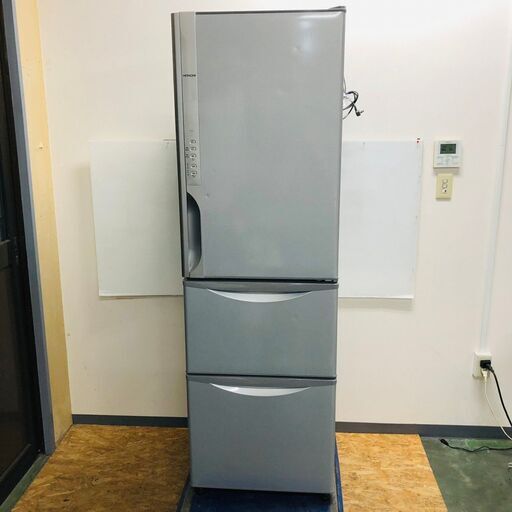 【HITACHI】 日立 ノンフロン冷凍冷蔵庫 R-K320GV(S) 3ドア 315L 2016年製
