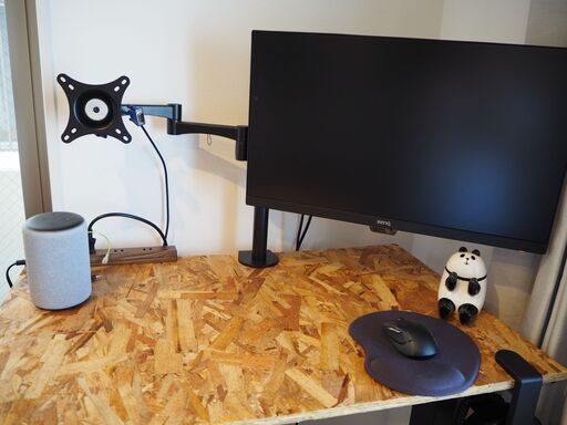 BenQ PC用ディスプレイ ＋ ディスプレイアーム(2画面用) セット