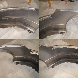 ★美品★ホンダ工場出荷時塗装済品★オデッセイRB1/RB2前期★純正フロントバンパー★サテンシルバー・メタリック（ＮＨ６２３Ｍ）