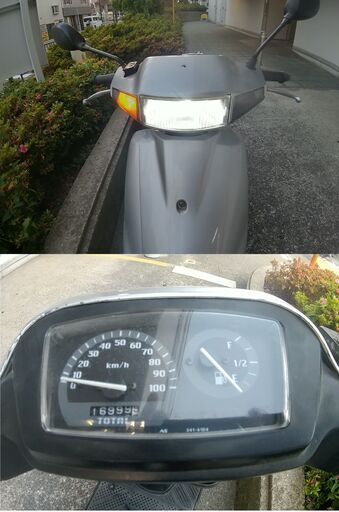 スズキ アドレスV100 実走 程度機関良好 バッテリー新品済 原付 通勤