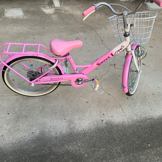 【値下げ】自転車　子供　女の子　20インチ