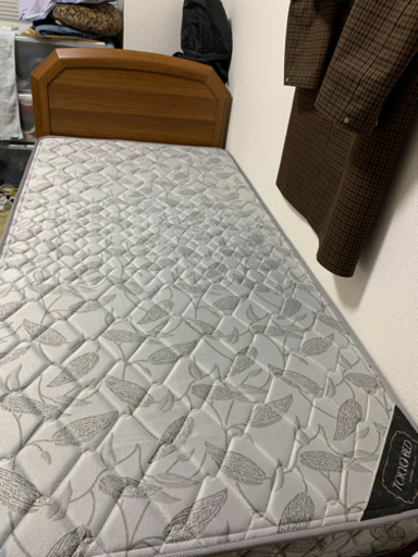 【1万円値下げしました】シングルベッド  収納付き  東京ベッド　マットレス　フレーム