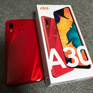 GALAXY A30 赤　2年程使用 GALAXY A30 赤 2年程使用