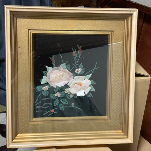 花飾り絵壁飾り石 Mi さいたまの家具の中古あげます 譲ります ジモティーで不用品の処分