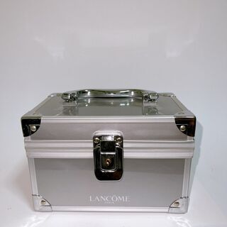 Lancôme メイクボックス　美品 アルミ　２段　鍵付き　ランコム