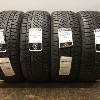 新品 Continental ContiVikingContact 6 215/55R17 17インチ スタッドレス 4本 VW/パサート/ザ・ビートル audi/Q2等　(VTO431)クレジットカード QRコード決済可能