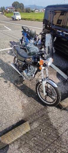 （売却済）GN125H ブラック×ブルー