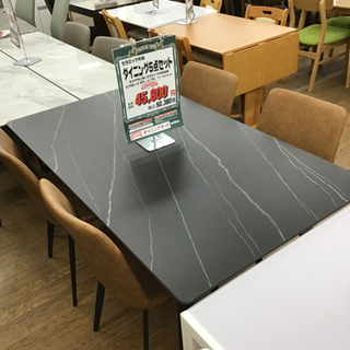KI-136【ご来店頂ける方限定】セラミック天板　ダイニング5点セット