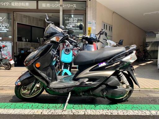 東京大塚発YAMAHAシグナス125現役バイク自賠責付き試乗も可能整備点検済み,乗って帰れます！