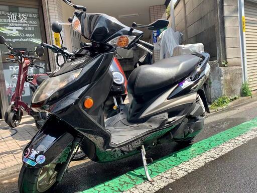 東京大塚発YAMAHAシグナス125現役バイク自賠責付き試乗も可能整備点検済み,乗って帰れます！