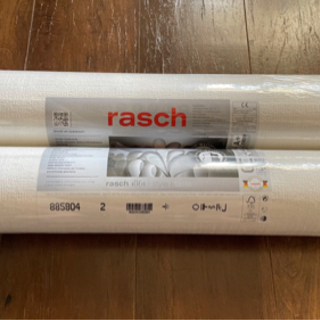 【ネット決済】輸入壁紙rasch社/ホワイト壁紙/メーカー品番：...
