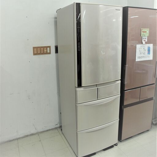 USED　パナソニック　411L　5ドア冷蔵庫　NR-E412V-N