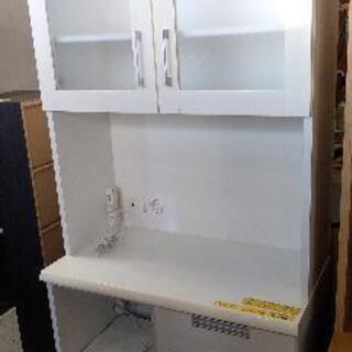 【ニトリ】食器棚 カップボード DAHLIA-80KB-WH 4...