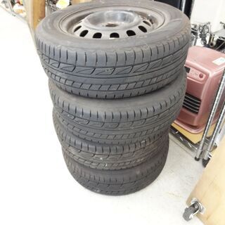 【恵庭】BS　Playz　PZ1　185/65R14+トヨタ系ス...