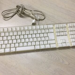 Mac　USBキーボード　白　Apple アップル Keyboa...