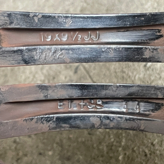 19インチ 5穴PCD114.3タイヤホイールセット バリ山