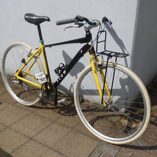 最終値下げ Flow 軽いアルミフレーム 7速 クロスバイク - クロスバイク 