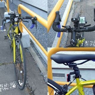 PRECISION R ロードバイク フレーム450サイズ 16段変速 ライムカラー あさひ自転車 ☆ 札幌市 北区 屯田