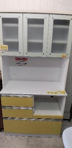食器棚　キッチン収納　キッチンボード42409