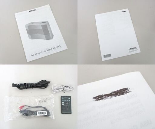 BOSE ACOUSTIC WAVE MUSIC SYSTEMⅡアコースティック ウェーブ ミュージック システム 台座付き リモコン/取説/外箱