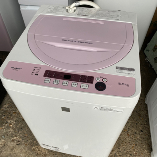 【美品】2018年製 シャープ 洗濯機 5.5kg