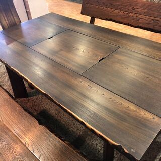 【愛品館市原店】カリモク Karimoku ベンチダイニング5点セット【管理IDS007773-104】