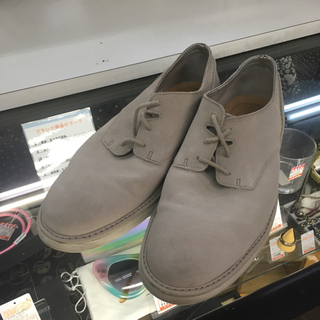 S188　クラークス★CLARKS★ベージュ★スエード★26cm