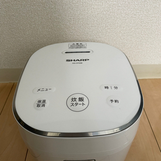 【2020年製】SHARP 炊飯器 3合炊き KS-CF05B