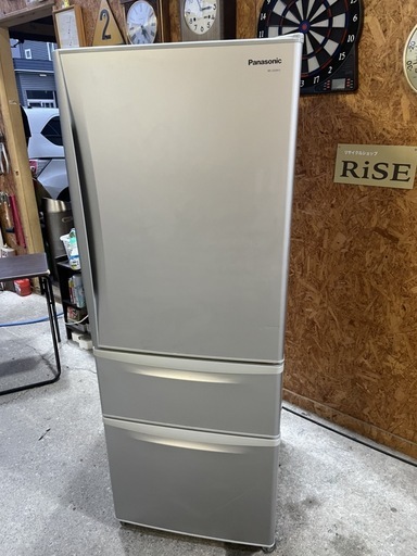 N2307　パナソニック　３２１L 2012年　３ドア冷蔵庫