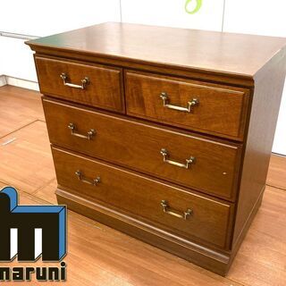 札幌市◆ maruni 地中海シリーズ ◆ローボード 77 収納チェスト■ マルニ クラシック ヴィンテージ 木工家具 アンティーク