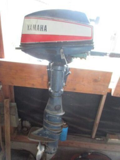 YAMAHA　船外機　8馬力　2スト　L足　作動OK