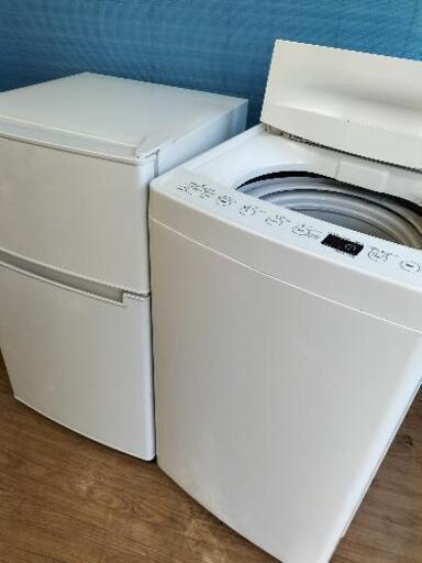 只今、商談中です。!!新生活お買い得セット！！シリーズ68 TAG LABEL  AT-RF85B　2ドア冷蔵庫 85L 2019年製・TAG LABEL  AT-WM45B 全自動洗濯機　4.5Kg 2018年製 2点セット！！