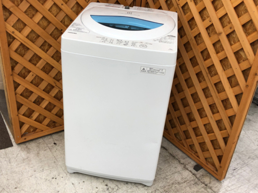 【愛品館江戸川店】「保証有り」TOSHIBA東芝　5.0kg　全自動洗濯機 「AW-5G5」 （2017年製）ID:142-029552-007　配送可　1,100円～