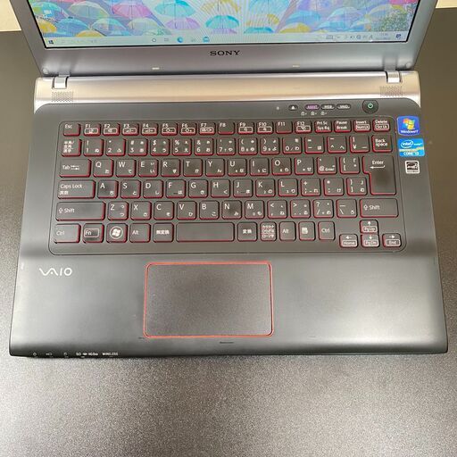 新品マウス付き ブラック×レッド Corei3 新品高速SSD SONY ノート